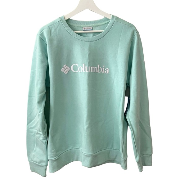 NWT Columbia Women’s Sunridge Teal Crew Sweatshirt XL - Picture 9 of 9